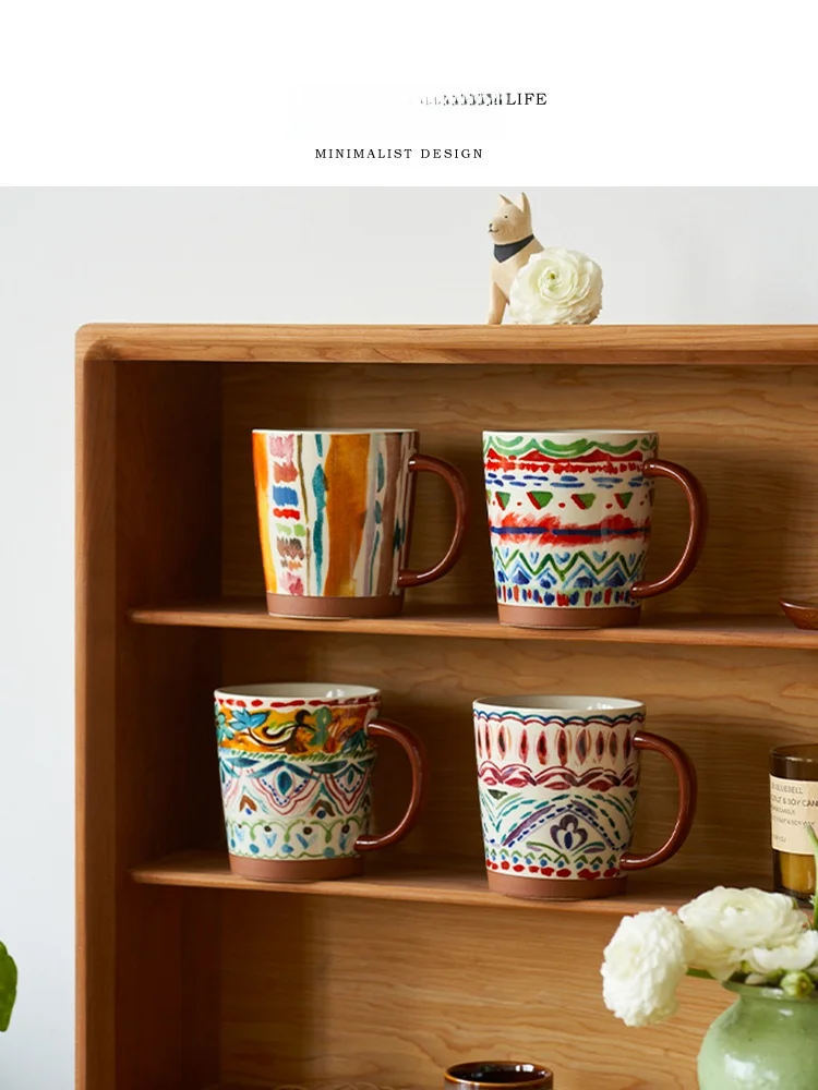 Tlife Retro Ceramic Coffee Cup Creative Mugs High Aesthetic Value Home Use Adult Plant Floral Patterned Cups without Lid
Tlife Retro Ceramic Coffee Cup Creative Mugs High Aesthetic Value Home Use Adult Plant Floral Patterned Cups without Lid