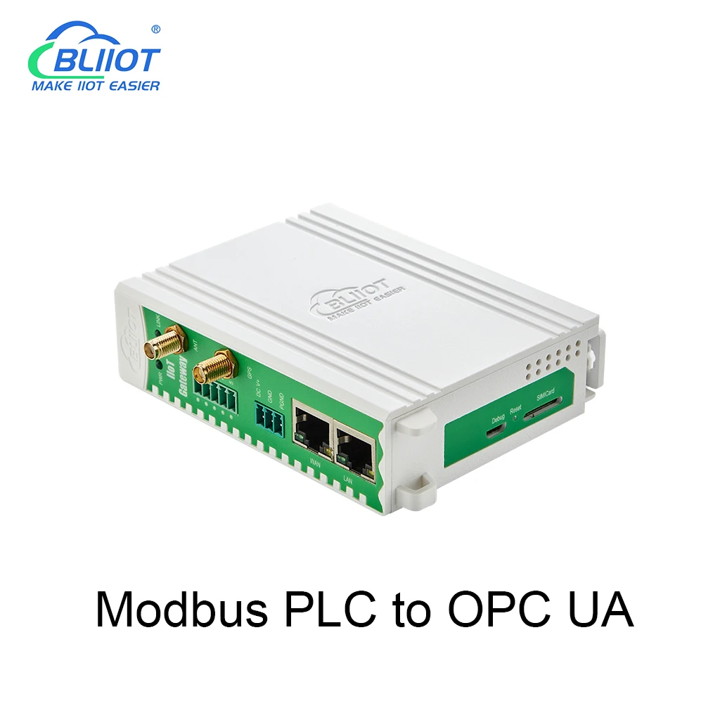 BLIIOT Modbus PLC to OPC UA Protocol industrial IOT Gateway for Remote RS485 Upload Sensor Data
BLIIOT Modbus PLC to OPC UA Protocol industrial IOT Gateway for Remote RS485 Upload Sensor Data