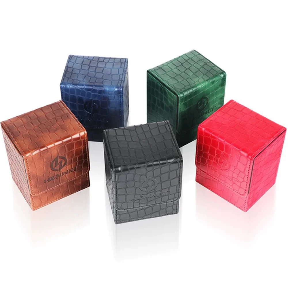 Leather Snakeskin TCG Deck Box | Holds Up To 80+ Sleeved Cards | Durable & Lightweight Leather Deck Case for MTG/PTCG
Leather Snakeskin TCG Deck Box | Holds Up To 80+ Sleeved Cards | Durable & Lightweight Leather Deck Case for MTG/PTCG