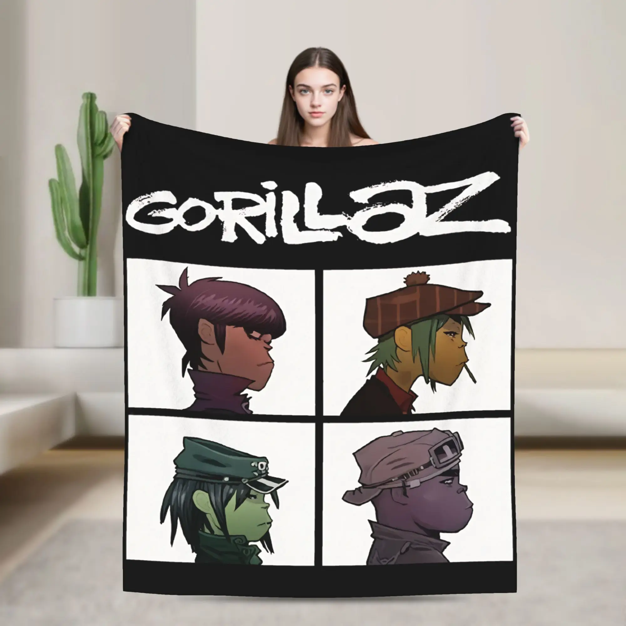 Gorillazs Rock Music Knitted Blanket Flannel Lightweight Throw Blanket for Outdoor Travel Bedroom Quilt
Gorillazs Rock Music Knitted Blanket Flannel Lightweight Throw Blanket for Outdoor Travel Bedroom Quilt
