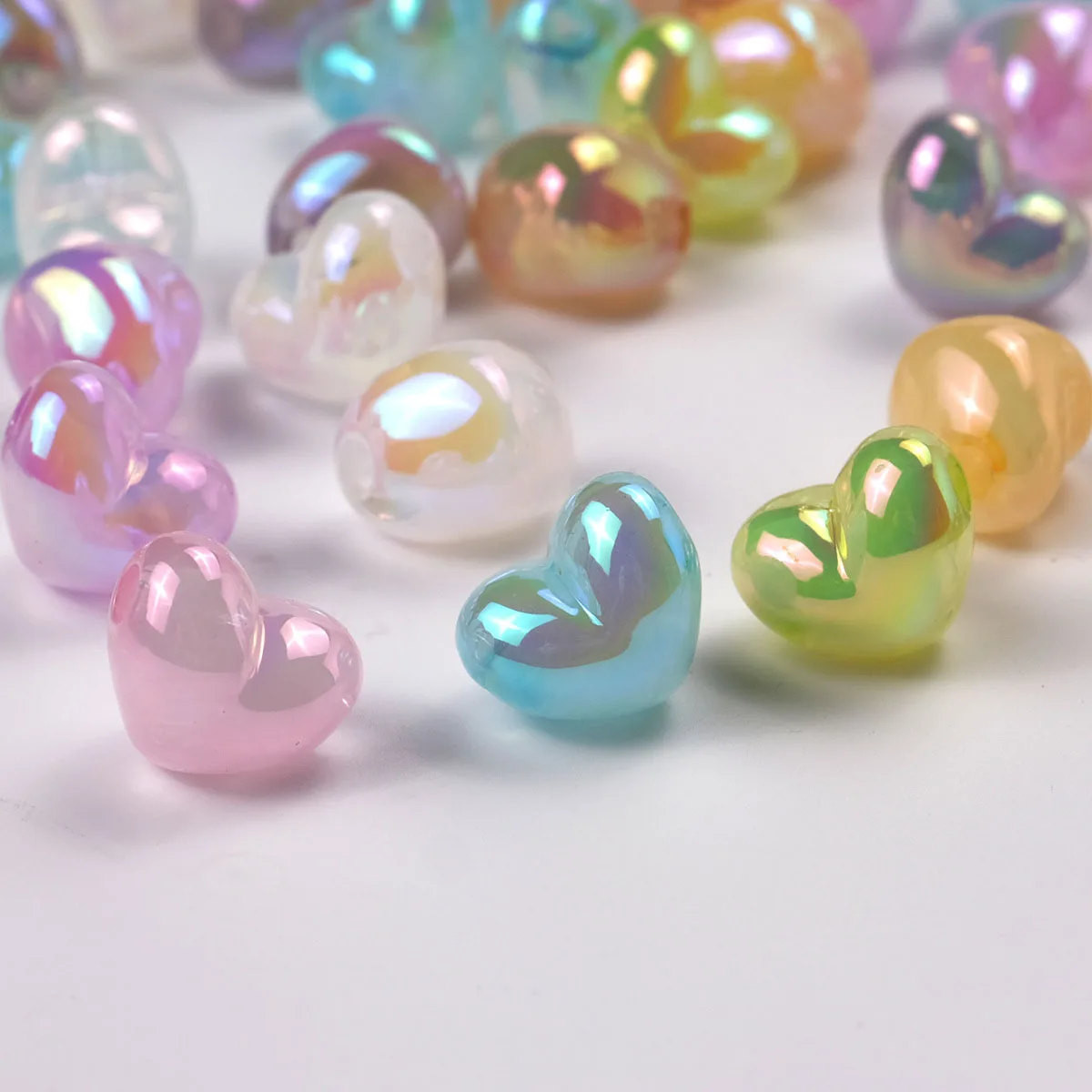 Trendy New 100pcs 16*13mm Bright AB Colors Love Heart Shape Plastic Acrylic Jewelry Beads Ornament Accessories Bracelet Beading
Trendy New 100pcs 16*13mm Bright AB Colors Love Heart Shape Plastic Acrylic Jewelry Beads Ornament Accessories Bracelet Beading