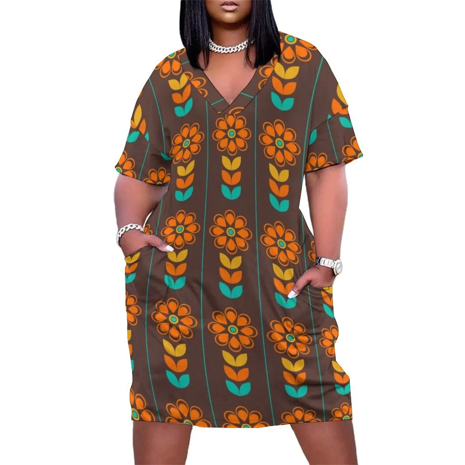 Retro 70's Flowers / Vintage 1970s Floral Seventies Loose Pocket Dress dresses with long sleeves prom clothes Women long dress
Retro 70's Flowers / Vintage 1970s Floral Seventies Loose Pocket Dress dresses with long sleeves prom clothes Women long dress