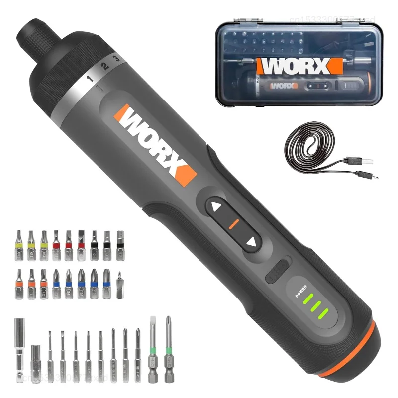 Worx 4V Electrical Screwdrivers Set WX242 Portable Smart Cordless Power Screw Driver Mini Electric Drill Home Repair Power Tools
Worx 4V Electrical Screwdrivers Set WX242 Portable Smart Cordless Power Screw Driver Mini Electric Drill Home Repair Power Tools