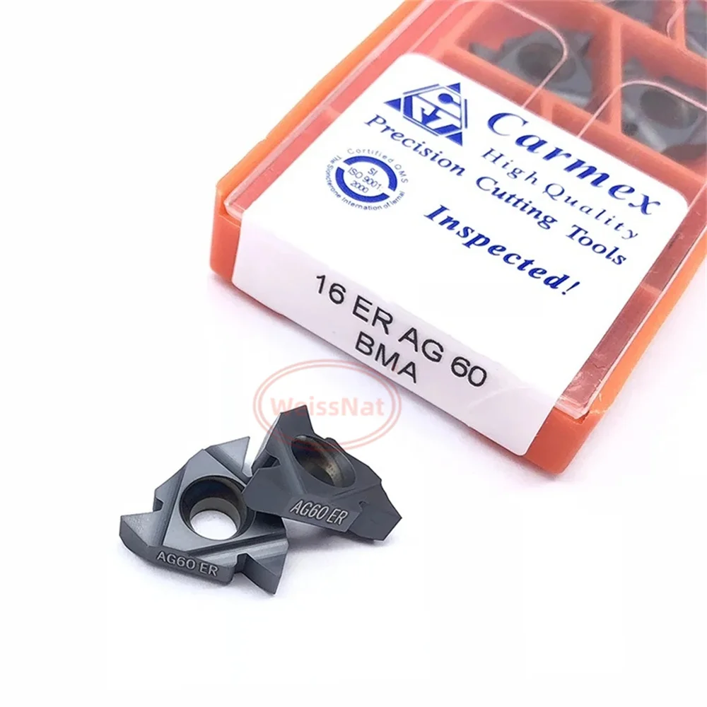 Carmex 16ER 16IR AG55 A55 G55 AG 60 BMA Threading Insert, Thread Carbide Inserts
Carmex 16ER 16IR AG55 A55 G55 AG 60 BMA Threading Insert, Thread Carbide Inserts