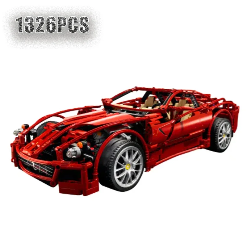 NEW Compatible 8145 1:10 599 GTB Super Car Model Building Kit Block Self-locking Bricks Toys Birthday Christmas Gift
NEW Compatible 8145 1:10 599 GTB Super Car Model Building Kit Block Self-locking Bricks Toys Birthday Christmas Gift