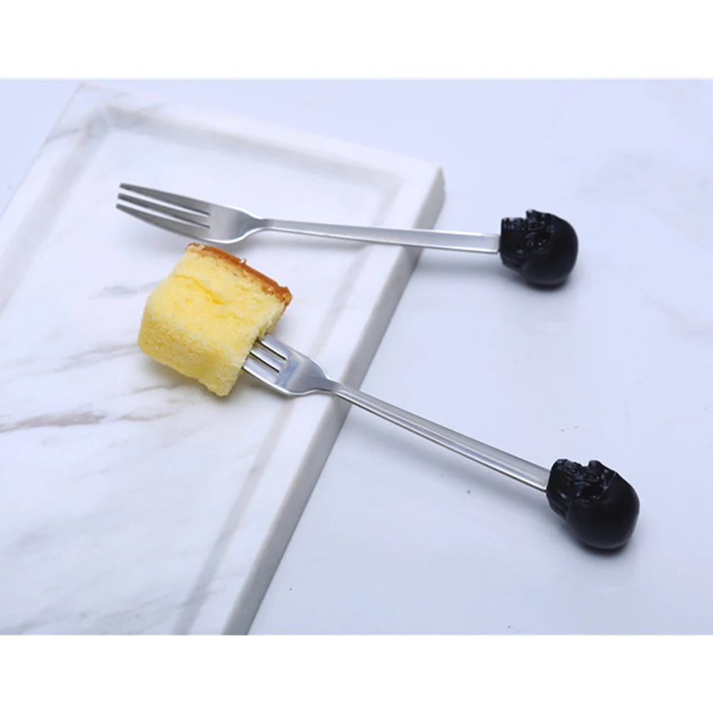 2 Pcs Stainless Steel Fruit Forks Salad Dessert Picks Metal Tableware Halloween Daily Use Safe Resin Decoration Kitchen
2 Pcs Stainless Steel Fruit Forks Salad Dessert Picks Metal Tableware Halloween Daily Use Safe Resin Decoration Kitchen