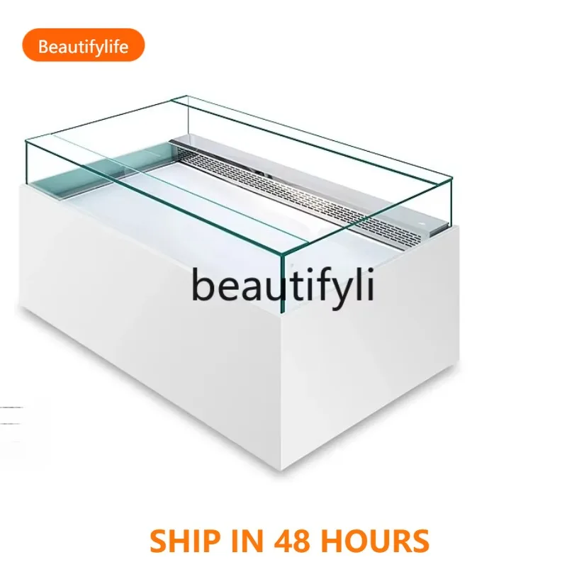 Low temperature open sandwich dessert, air-cooled display cabinet, fruit fishing and fruit cutting fresh-keeping cabinet H
Low temperature open sandwich dessert, air-cooled display cabinet, fruit fishing and fruit cutting fresh-keeping cabinet H