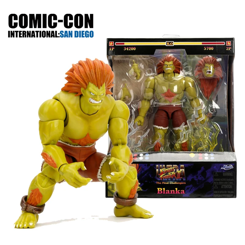 Jada toys Blanka Deluxe Фигурка Street Fighter 2: Фигурка Final Challengers Модель куклы 
Jada toys Blanka Deluxe Фигурка Street Fighter 2: Фигурка Final Challengers Модель куклы