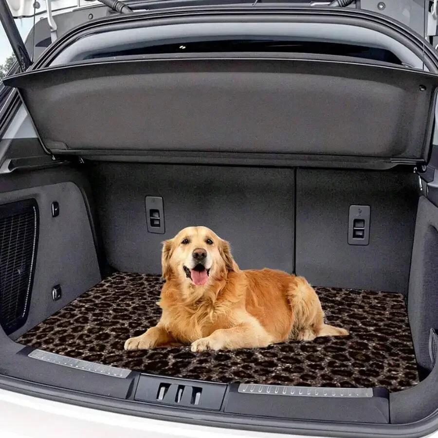 Brown Leopard Print Car Trunk Mat Polyester Floor Liner For Daily Travel Cargo Storage
Brown Leopard Print Car Trunk Mat Polyester Floor Liner For Daily Travel Cargo Storage