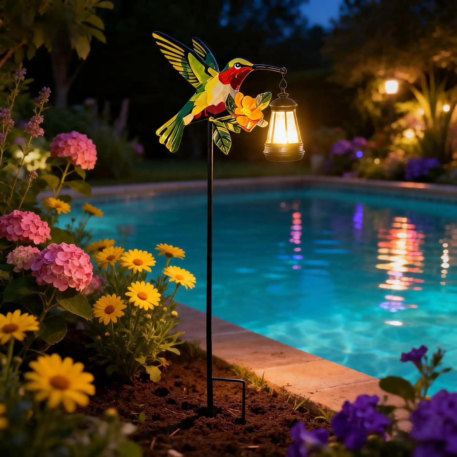 Solar Walkway Lights Outdoor Garden Waterproof Hummingbird Lantern Courtyard Solar Lights For Outdoor Patio Backyard Porch Lawn
Solar Walkway Lights Outdoor Garden Waterproof Hummingbird Lantern Courtyard Solar Lights For Outdoor Patio Backyard Porch Lawn