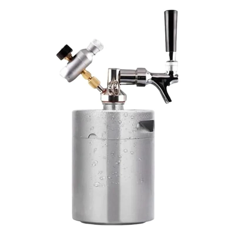 Miniature Nonrust Steel Draft Beer Dispenser Portable Kegs System Homes Beer Brewing Equipment For Homes Parties Camping
Miniature Nonrust Steel Draft Beer Dispenser Portable Kegs System Homes Beer Brewing Equipment For Homes Parties Camping