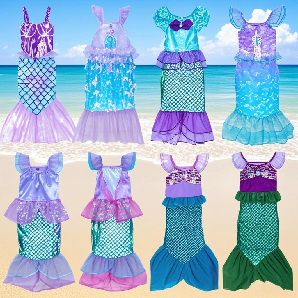 Children's Mermaid Hime COS Costume Colorful Laser Scaled Fishtail Skirt Halloween Comic Exhibition Party Pool Photo Costume
Children's Mermaid Hime COS Costume Colorful Laser Scaled Fishtail Skirt Halloween Comic Exhibition Party Pool Photo Costume