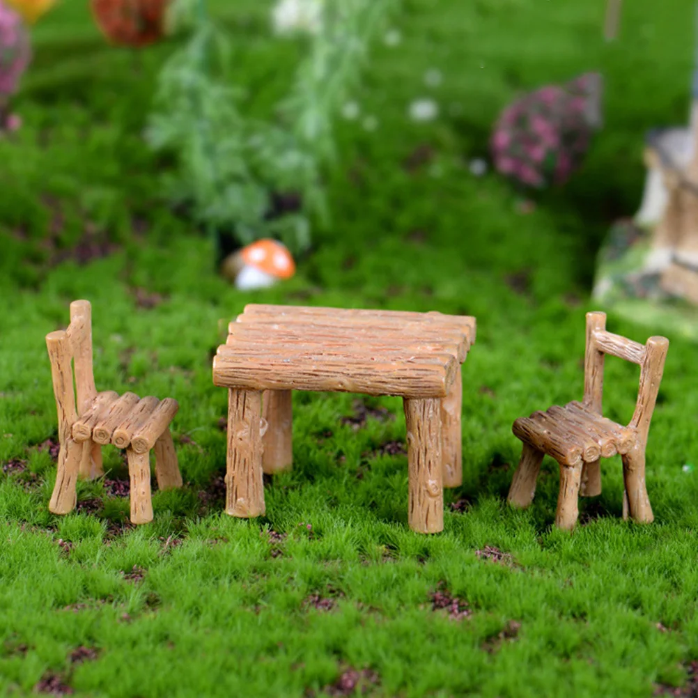 1 set 1 Set Miniature Resin Furniture For Dollhouse Micro Table Chair Set Small Garden Ornament Bonsai Decor Miniature Landscape
1 set 1 Set Miniature Resin Furniture For Dollhouse Micro Table Chair Set Small Garden Ornament Bonsai Decor Miniature Landscape