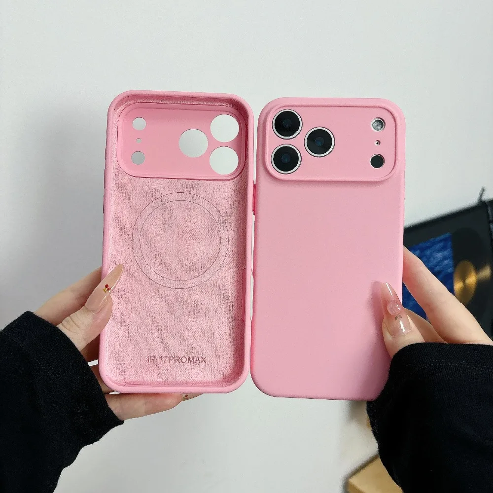 Original Liquid Silicone Magnetic Case for IPhone 17 Air 16 15 14 Plus 13 12 Pro Max for Magsafe Camera Protection Matte Cover
Original Liquid Silicone Magnetic Case for IPhone 17 Air 16 15 14 Plus 13 12 Pro Max for Magsafe Camera Protection Matte Cover