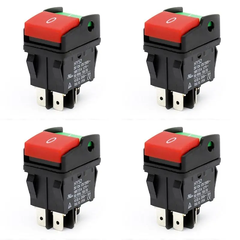 AS60-4X Industrial Electric Push Button Switches,HY52 Push Button For Mechanical Device Switch 4 Pins With Light 125/250 V
AS60-4X Industrial Electric Push Button Switches,HY52 Push Button For Mechanical Device Switch 4 Pins With Light 125/250 V
