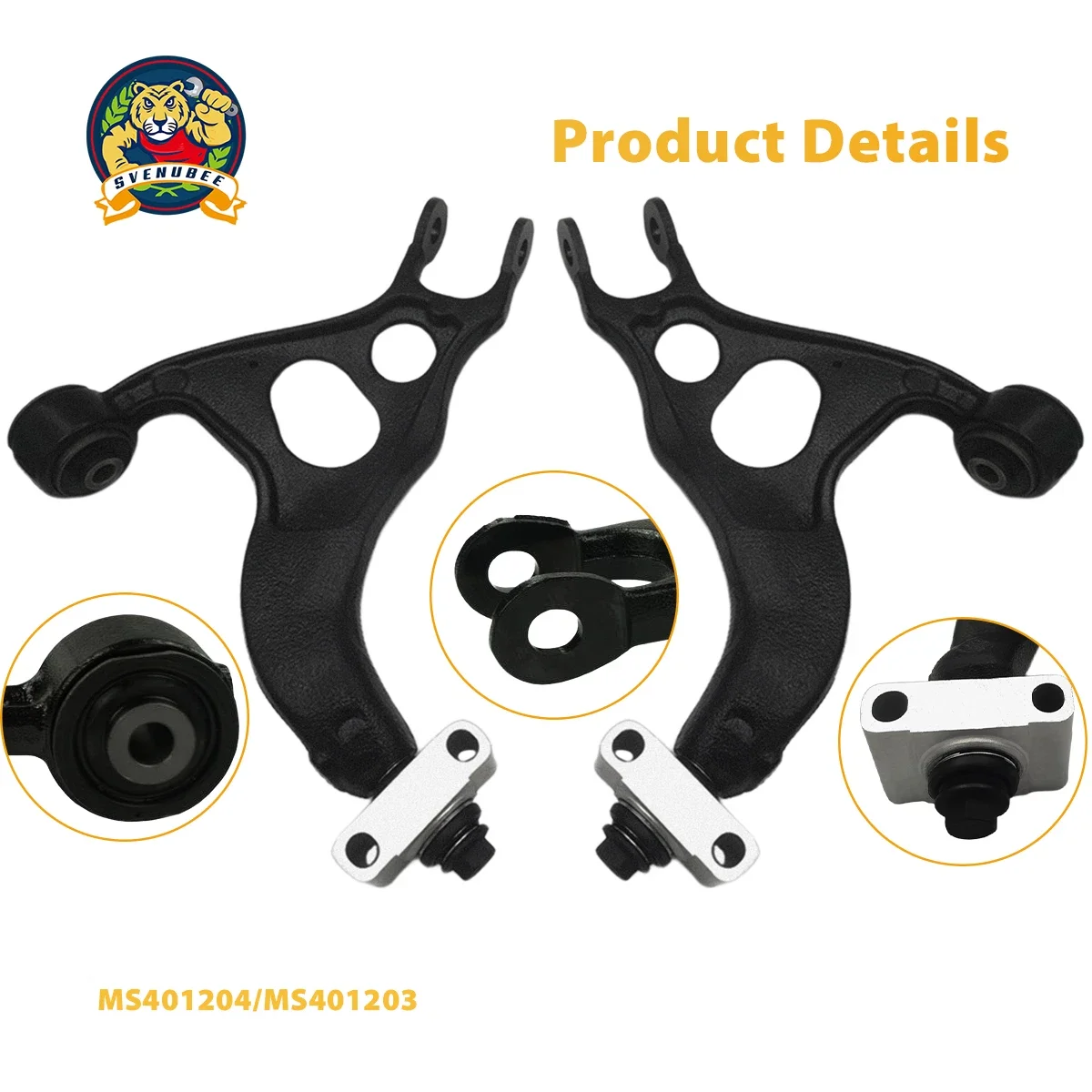 Svenubee Pair Rear Upper Control Arm Suspension Sets 2pcs for Ford Explorer Flex Lincoln MKS MKT 2009 2010 2011 2012 2013 - 2019
Svenubee Pair Rear Upper Control Arm Suspension Sets 2pcs for Ford Explorer Flex Lincoln MKS MKT 2009 2010 2011 2012 2013 - 2019