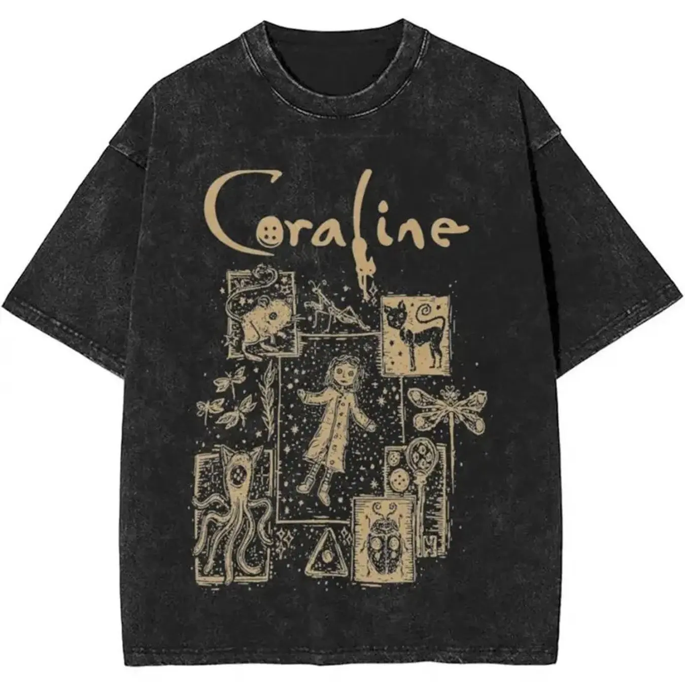 Vintage Inspired Graphic T-Shirt High-Quality Wax Print Cotton Black Golden White Illustrations Casual Round Neck Tee for Summer
Vintage Inspired Graphic T-Shirt High-Quality Wax Print Cotton Black Golden White Illustrations Casual Round Neck Tee for Summer