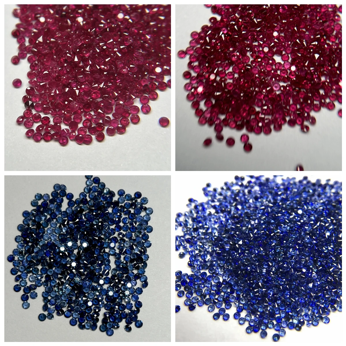 Mosangna A Quality Brilliant Cut Round 0.8-3mm 100% Natural Red Ruby Blue Sapphire Pirce Per Carat
Mosangna A Quality Brilliant Cut Round 0.8-3mm 100% Natural Red Ruby Blue Sapphire Pirce Per Carat