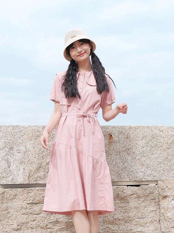 Bukhara Original Cotton Casual Summer New Style Slimming Artistic Short Sleeve Dress High Waist A-Line Midi Dress
Bukhara Original Cotton Casual Summer New Style Slimming Artistic Short Sleeve Dress High Waist A-Line Midi Dress