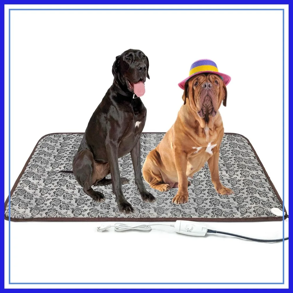 Extra Large Pet Heating Pad for Dogs, Cats - Electric Heated Bed Mat for Whelping Box & Outdoor Dog House - Water Resistant & Easy Clean
Extra Large Pet Heating Pad for Dogs, Cats - Electric Heated Bed Mat for Whelping Box & Outdoor Dog House - Water Resistant & Easy Clean