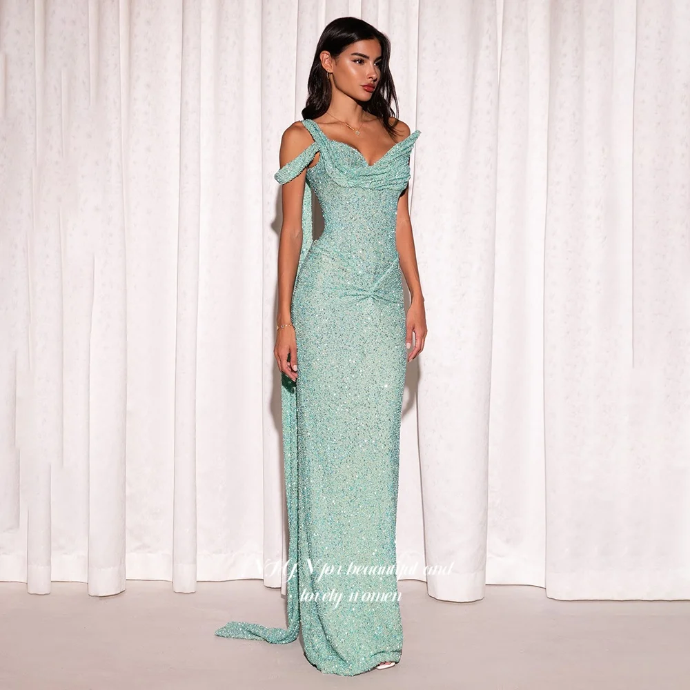 NFYN Glitter Party Dress Mermaid Prom Dress with Sequins Shiny Evening Gala Dress for Arabic Women Customized
NFYN Glitter Party Dress Mermaid Prom Dress with Sequins Shiny Evening Gala Dress for Arabic Women Customized