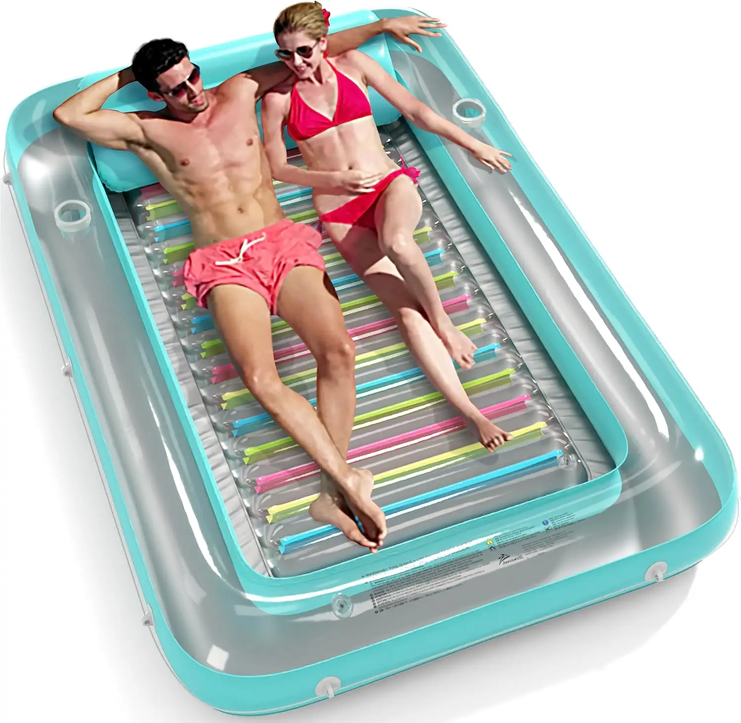 Inflatable Tanning Pool Lounger Float - 4 in 1 Sun Tan Tub Sunbathing Pool Lounge Raft Floatie Toys Water Filled Tan
Inflatable Tanning Pool Lounger Float - 4 in 1 Sun Tan Tub Sunbathing Pool Lounge Raft Floatie Toys Water Filled Tan