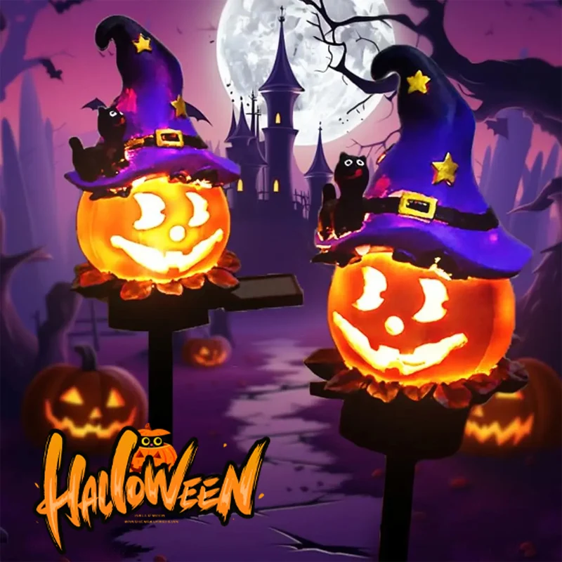Solar Powered Halloween Pumpkins Outdoor Lights Creative Atmosphere Layout Waterproof Courtyard Garden Scenery Decoration
Solar Powered Halloween Pumpkins Outdoor Lights Creative Atmosphere Layout Waterproof Courtyard Garden Scenery Decoration