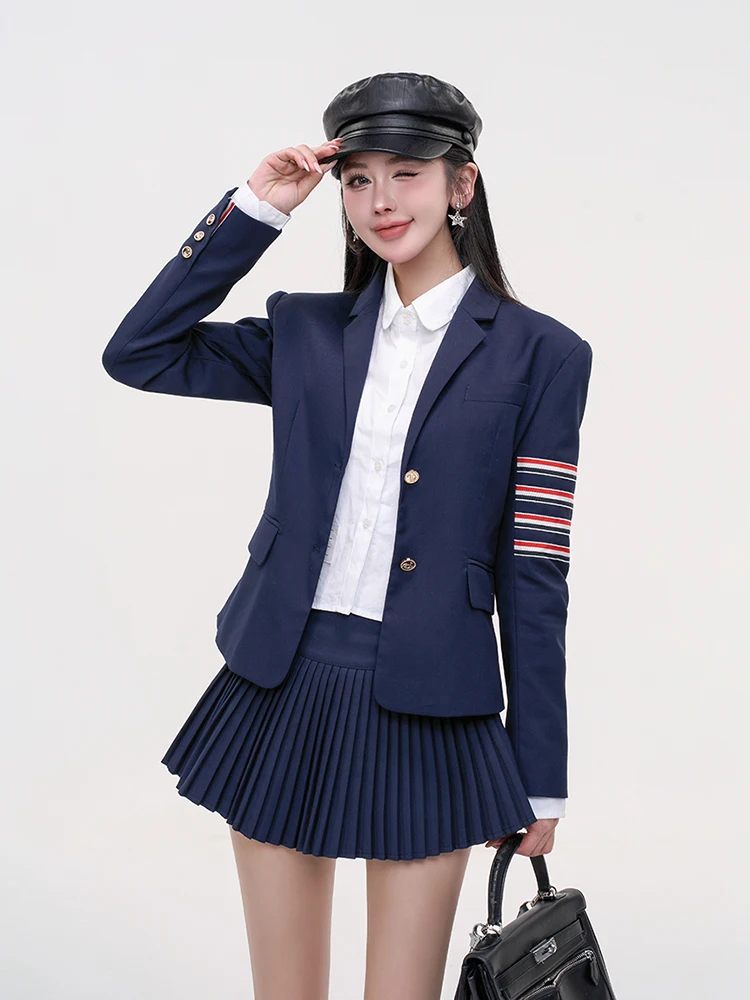 LADIES FIRST Casual Stripe Design Academic Sle Women's Suiting Jaet Drapey Comfortable Leisure Outerwear Polyester
LADIES FIRST Casual Stripe Design Academic Sle Women's Suiting Jaet Drapey Comfortable Leisure Outerwear Polyester