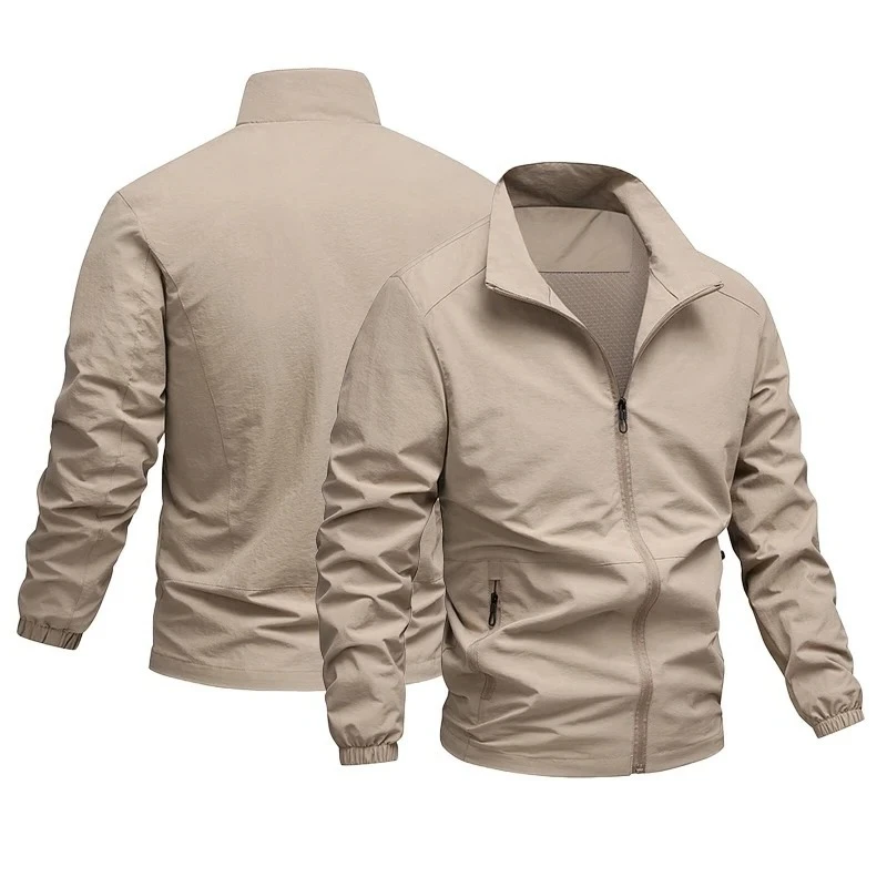 Осенне-зимний мужской плащ, легкая куртка-карго, уличные карманы на молнии, спортивные пальто, ветровка, куртки для мужчин
Осенне-зимний мужской плащ, легкая куртка-карго, уличные карманы на молнии, спортивные пальто, ветровка, куртки для мужчин