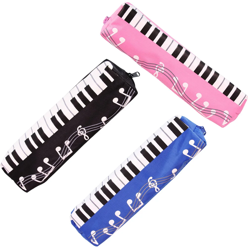 3 Pcs Piano Pen Bag Pencil Storage Student Pouch for School Case Zipper Holder Multifunction
3 Pcs Piano Pen Bag Pencil Storage Student Pouch for School Case Zipper Holder Multifunction