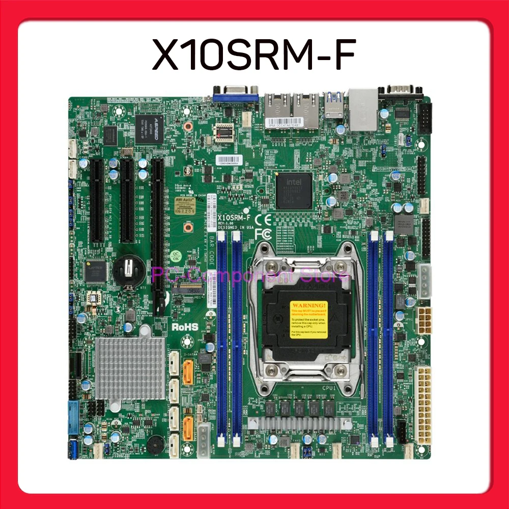 Семейная материнская плата для сервера Supermicro, одноканальный сервер 2011-pin Micro-ATX 10 SATA3 X10SRM-F C6
Семейная материнская плата для сервера Supermicro, одноканальный сервер 2011-pin Micro-ATX 10 SATA3 X10SRM-F C6