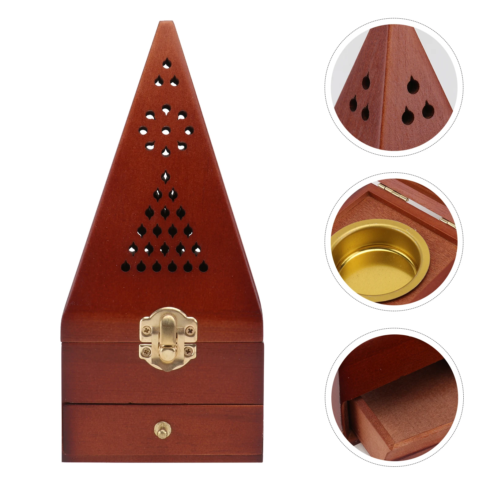 1pc Aromatherapy Box Wooden Incense Burner Decorative Censer Crafts Home Sauna Yoga Studio Sturdy High Quality Material
1pc Aromatherapy Box Wooden Incense Burner Decorative Censer Crafts Home Sauna Yoga Studio Sturdy High Quality Material