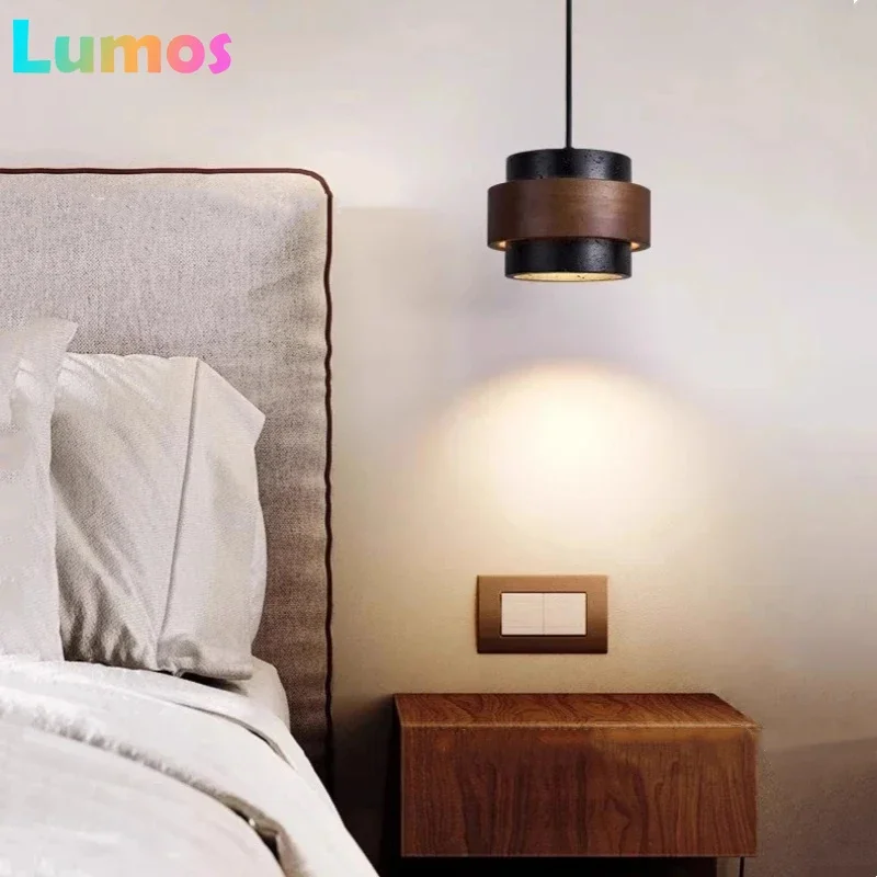 PF Natural Stone LED Travertine Pendant Lamp Restaurant Island Dining Room Bedroom Bedside Black Color Decor E27 Cord Adjustable
PF Natural Stone LED Travertine Pendant Lamp Restaurant Island Dining Room Bedroom Bedside Black Color Decor E27 Cord Adjustable