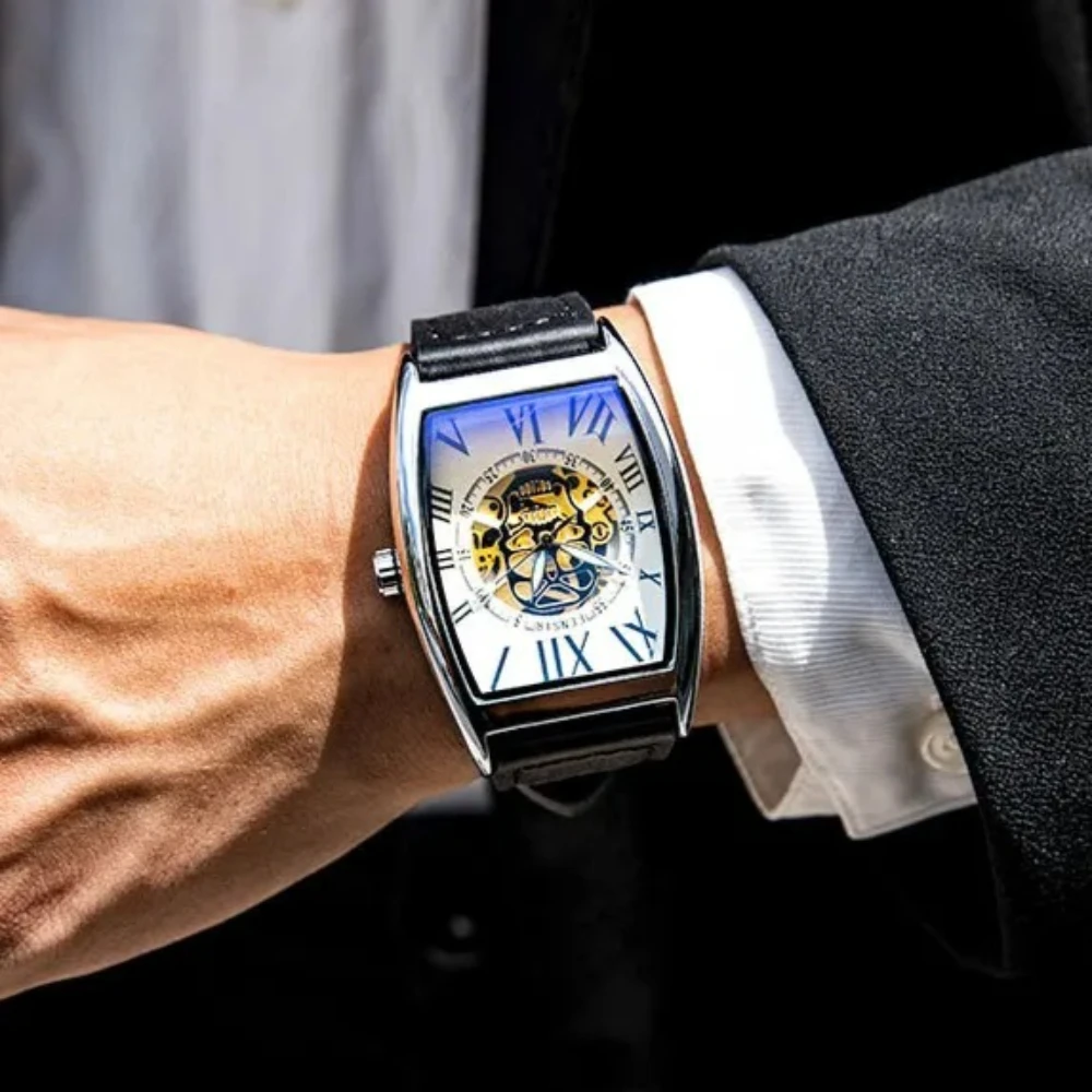 Business Tonneau Quartz Watch Men Decorative Dial High Quality Personalized Classic Creative Men Watch Classical Men Watch Clock
Business Tonneau Quartz Watch Men Decorative Dial High Quality Personalized Classic Creative Men Watch Classical Men Watch Clock