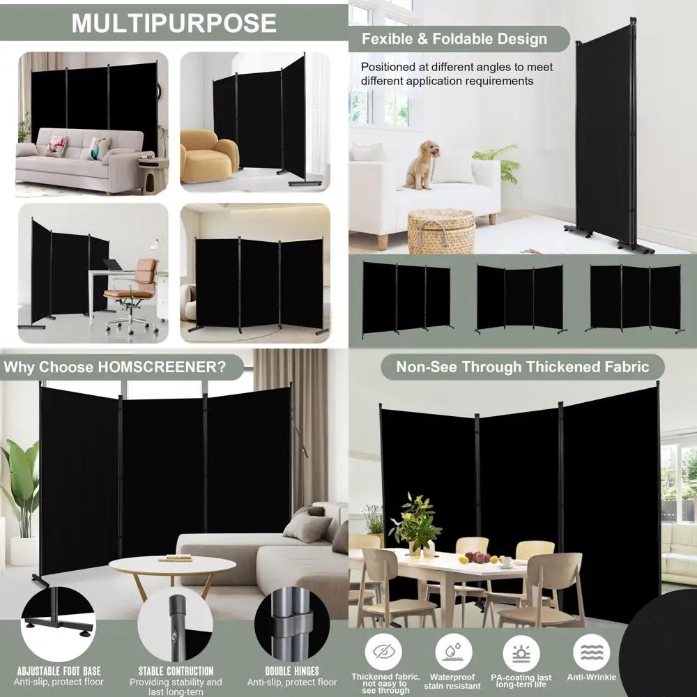 Однопанельный экран для конфиденциальности высотой 6 футов, широкий тканевый разделитель 102 для разделения комнат в помещении, портативный и отдельно стоящий временный Wa
Однопанельный экран для конфиденциальности высотой 6 футов, широкий тканевый разделитель 102 для разделения комнат в помещении, портативный и отдельно стоящий временный Wa