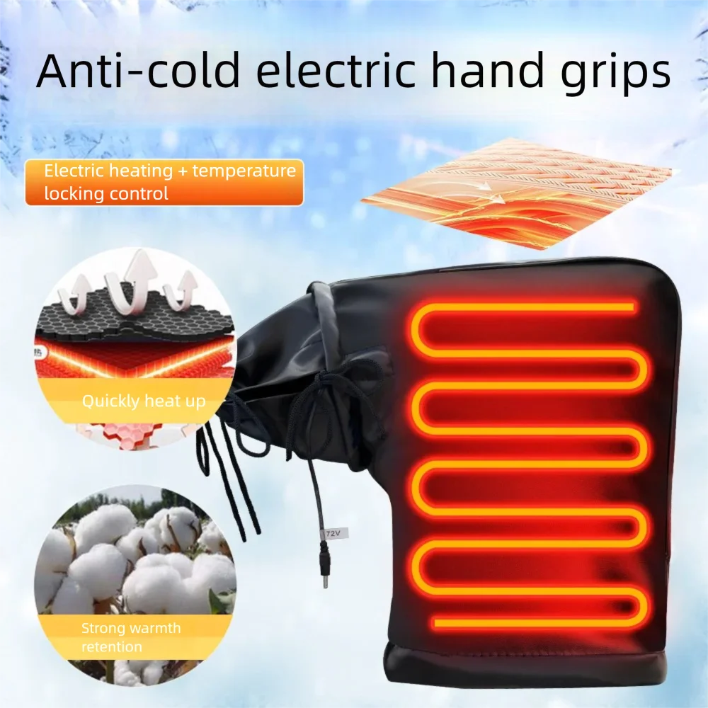 Electric Bike Handlebar over Winter Electric Heated Handlebar Cover USB Adjustable Temperature Shrinking Motorcycle Handlebar
Electric Bike Handlebar over Winter Electric Heated Handlebar Cover USB Adjustable Temperature Shrinking Motorcycle Handlebar