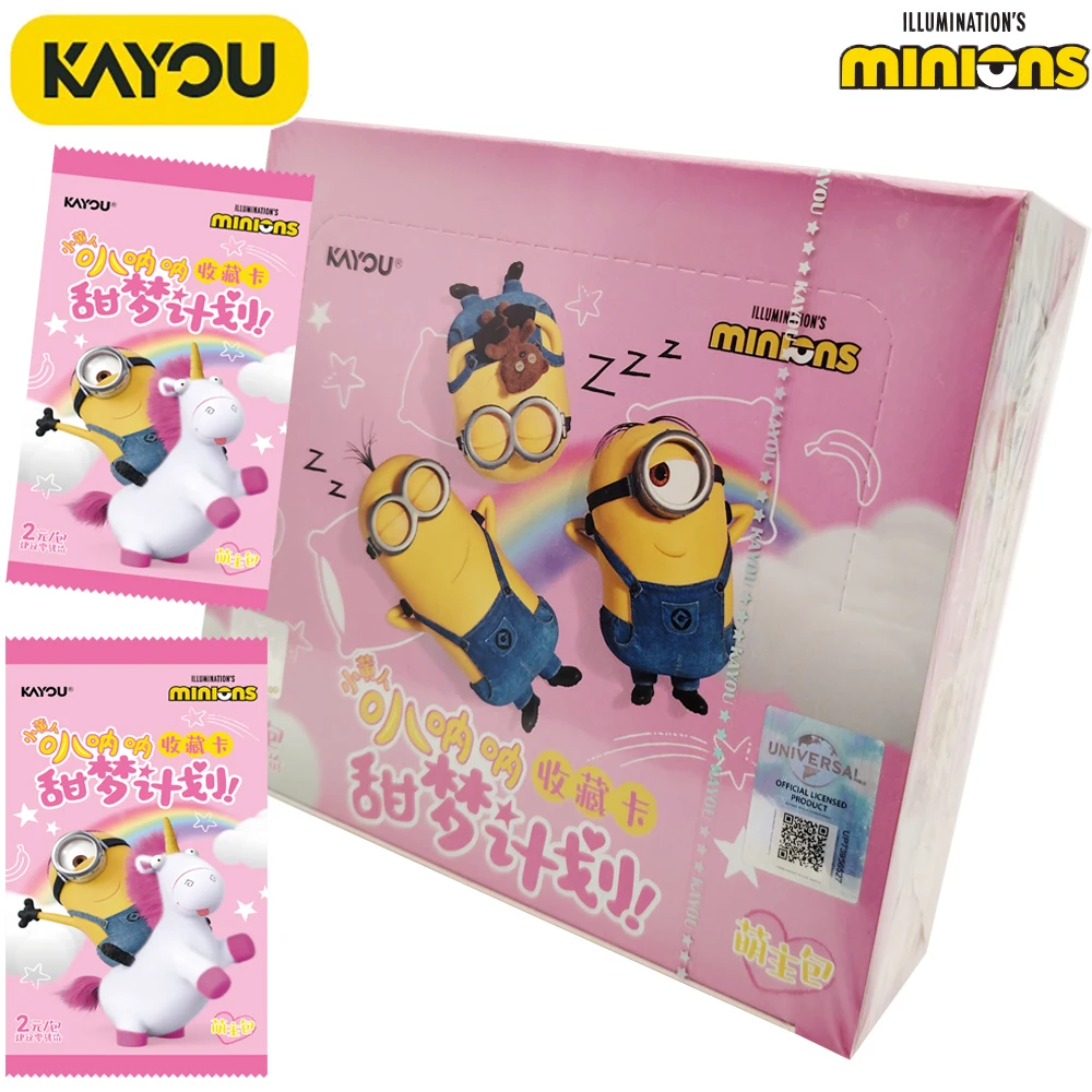 New Official KAYOU American Funny Animation Minions Collection Card High-definition Enchanting Character Peripheral Stylish Card
New Official KAYOU American Funny Animation Minions Collection Card High-definition Enchanting Character Peripheral Stylish Card