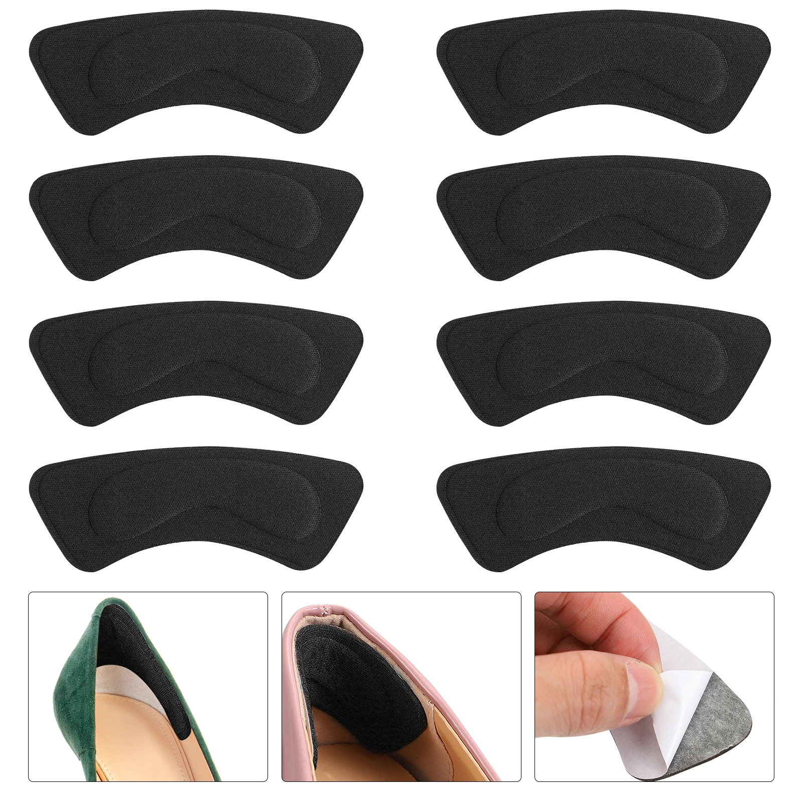 8 Pairs Heel Sticker Black High Heels Pad Anti Wear Feet Polyester Shoes Cushion Women Pumps Plantar Fasciitis Pain Relief
8 Pairs Heel Sticker Black High Heels Pad Anti Wear Feet Polyester Shoes Cushion Women Pumps Plantar Fasciitis Pain Relief