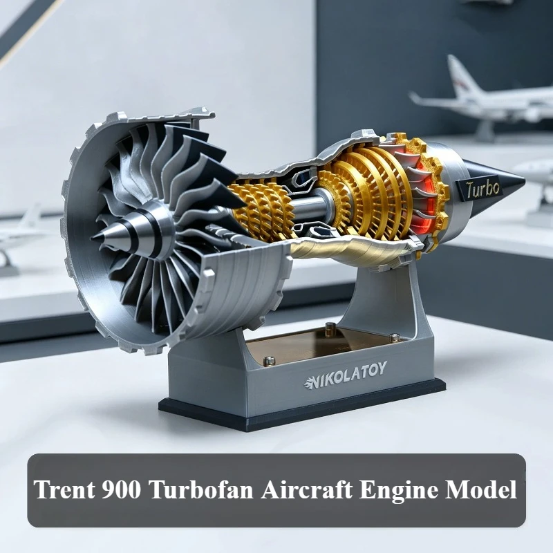 Trent900 Jet Turbofan Aircraft Engine Model PLA Battery Starter Toy
Trent900 Jet Turbofan Aircraft Engine Model PLA Battery Starter Toy