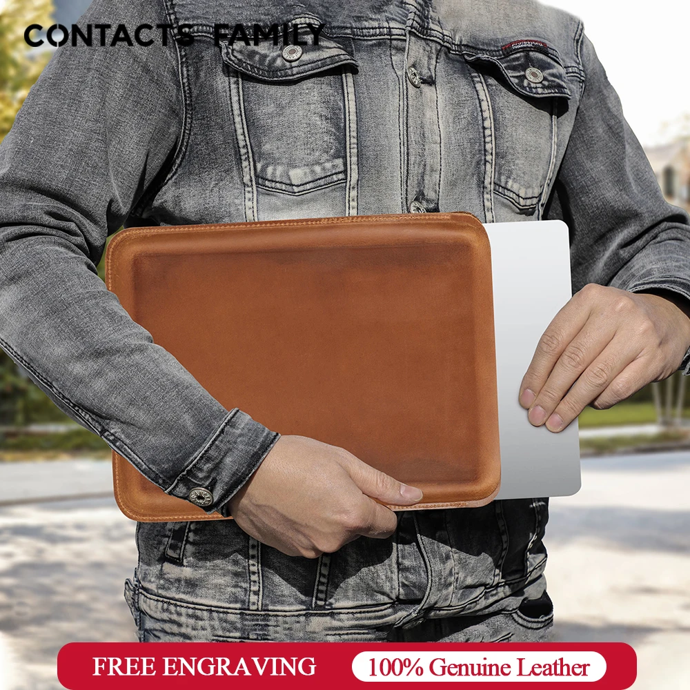 Genuine Leather Laptop Sleeve for MacBook Air 13.6 M2 M3 M4 Case A2337 A2179 MacBook Pro 14 16 inch Cover Bag for Pro 13 A2338
Genuine Leather Laptop Sleeve for MacBook Air 13.6 M2 M3 M4 Case A2337 A2179 MacBook Pro 14 16 inch Cover Bag for Pro 13 A2338