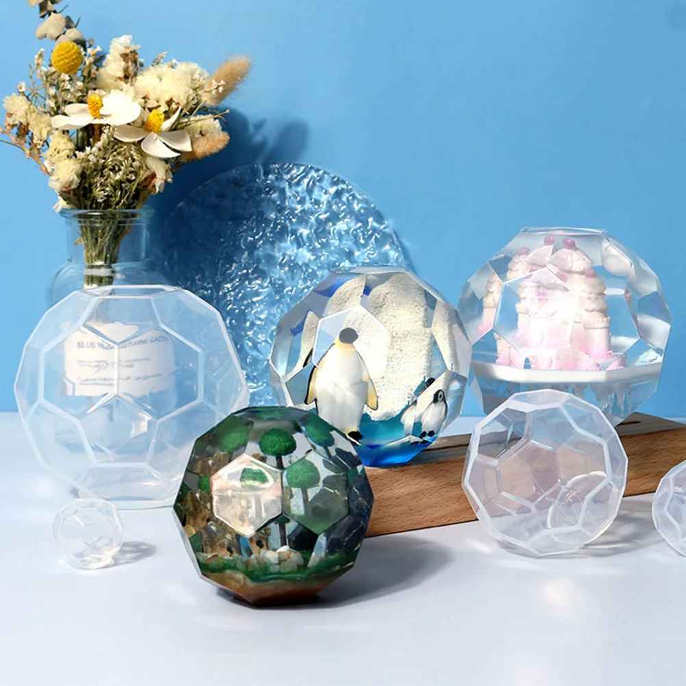 Container 6-gon Sphere Mold for Crafts Making Silica Gel Epoxy Resin Moulds Silicone
Container 6-gon Sphere Mold for Crafts Making Silica Gel Epoxy Resin Moulds Silicone