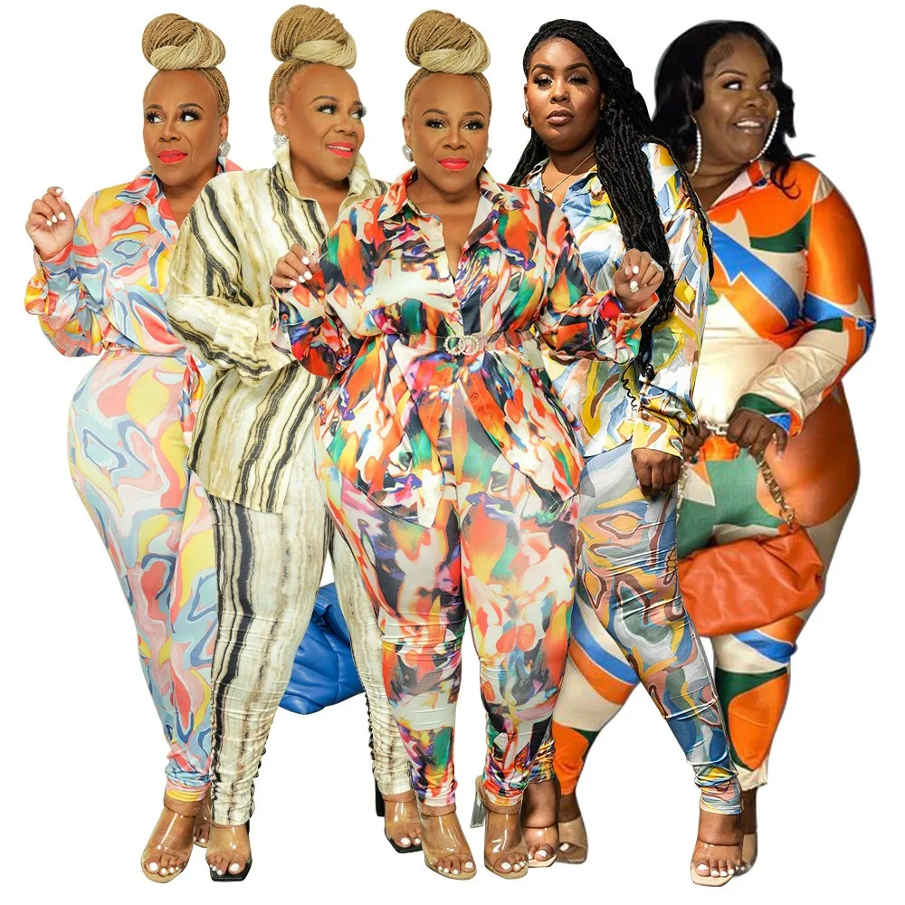 L-4XL Plus Size Two Piece Sets African Women Clothing 2024 Fashion Shirt Top Long Sleeve Printing and Pant Suits Casual Outfits
L-4XL Plus Size Two Piece Sets African Women Clothing 2024 Fashion Shirt Top Long Sleeve Printing and Pant Suits Casual Outfits