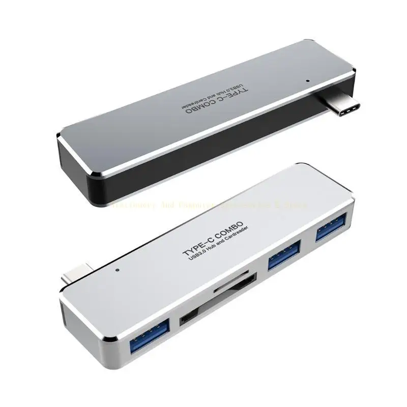 Multi-Function USB Hub 5 in 1 Type C Splitter Adapter Docking Station TF HDD Reader Aluminum Alloy
Multi-Function USB Hub 5 in 1 Type C Splitter Adapter Docking Station TF HDD Reader Aluminum Alloy