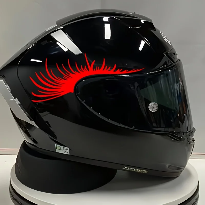 2d flat motorcycle helmet stickers - 2-pack, fun & creative eyebrow design, suitable for helmets and car mirrors, eye-catching
2d flat motorcycle helmet stickers - 2-pack, fun & creative eyebrow design, suitable for helmets and car mirrors, eye-catching