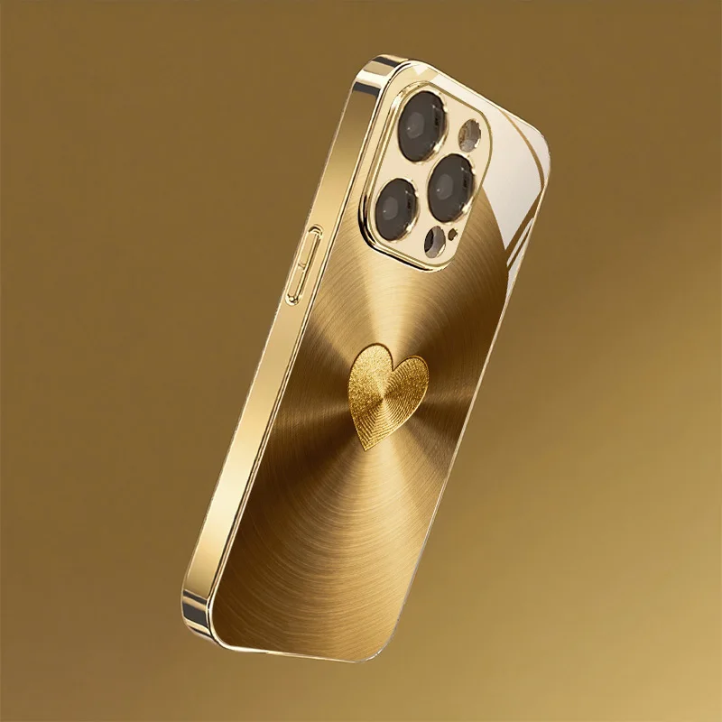 Creative heart-shaped texture pattern glass phone case suitable for iPhone17 16 15 14 13 12 11Pro/Max/Plus shockproof back cover
Creative heart-shaped texture pattern glass phone case suitable for iPhone17 16 15 14 13 12 11Pro/Max/Plus shockproof back cover