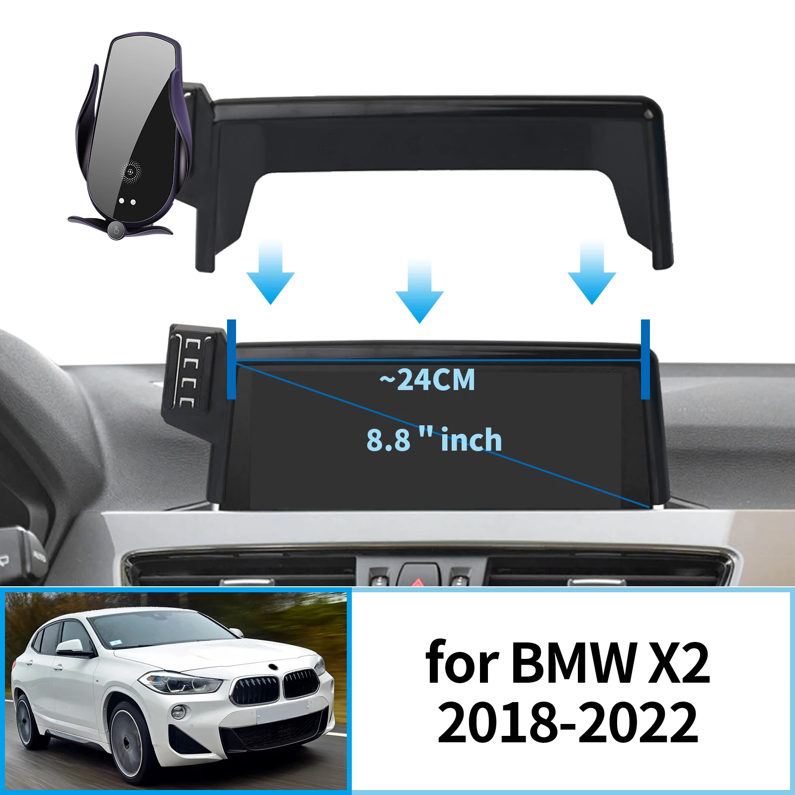 Car Mobile Phone Holder for BMW X2 2018~2022 F39 (8.8in) GPS Bracket Navigation Stand Auto Accessories
Car Mobile Phone Holder for BMW X2 2018~2022 F39 (8.8in) GPS Bracket Navigation Stand Auto Accessories