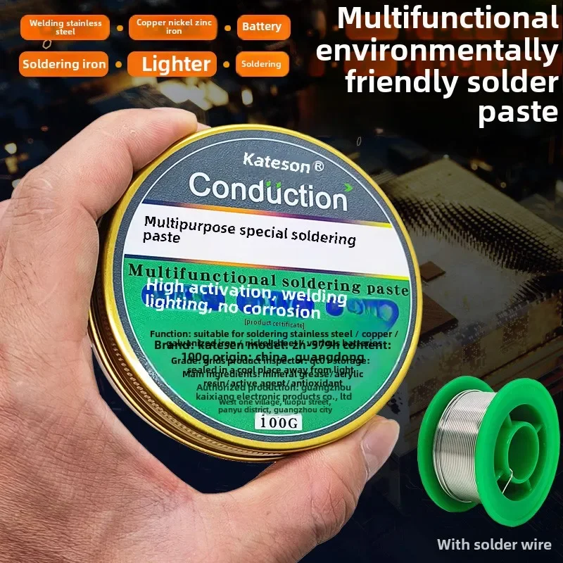 Multi-Functional Stainless Steel Copper Lithium Battery Soldering Paste Flux for Strong Clean Welding
Multi-Functional Stainless Steel Copper Lithium Battery Soldering Paste Flux for Strong Clean Welding