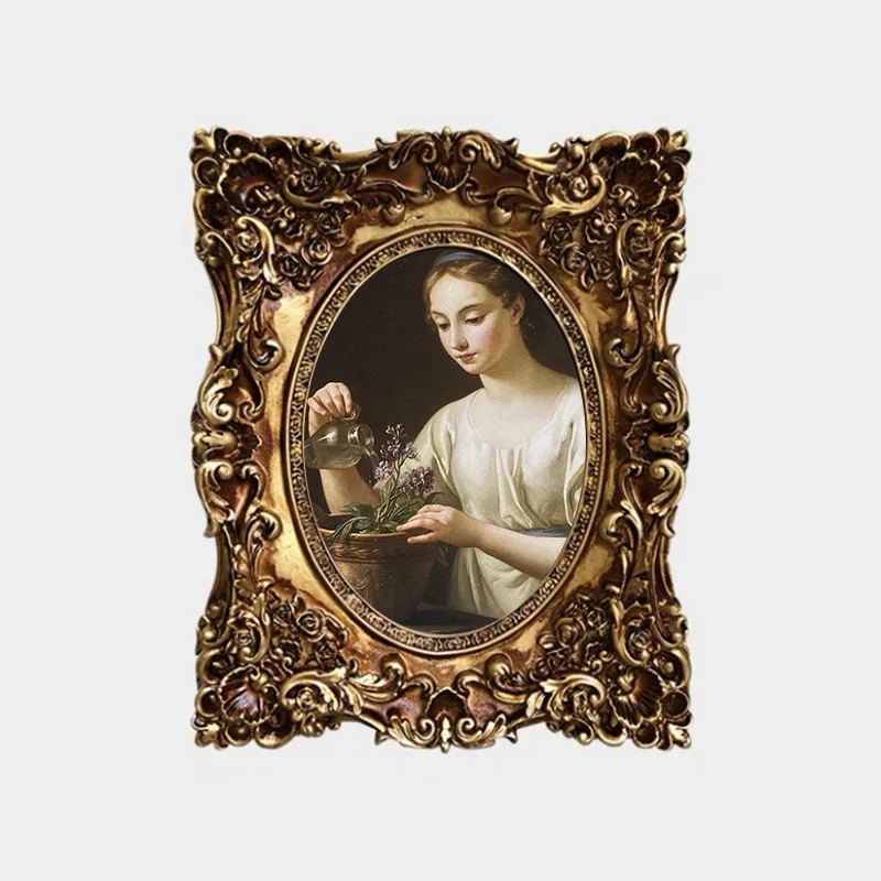European Nordic Resin Photo Frame Wedding Creative Craft Gift Home Living Room Decorations Gold Resin Photos on the Table Orname
European Nordic Resin Photo Frame Wedding Creative Craft Gift Home Living Room Decorations Gold Resin Photos on the Table Orname