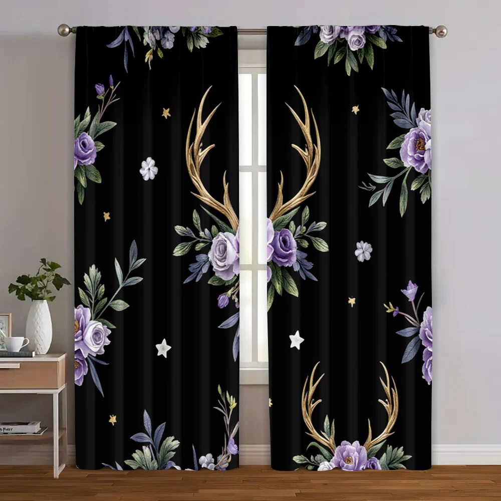 2pcs, Fashionable Curtains Gothic Peel Pattern Durable 100% Polyester Fabric (without rod) Home Decor Use for Bedroom Living
2pcs, Fashionable Curtains Gothic Peel Pattern Durable 100% Polyester Fabric (without rod) Home Decor Use for Bedroom Living
