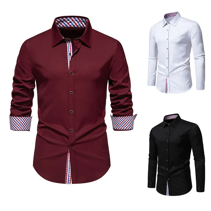 2024 Spring/Summer New European Fashion Checkered Cross border Men's Long sleeved Shirt
2024 Spring/Summer New European Fashion Checkered Cross border Men's Long sleeved Shirt